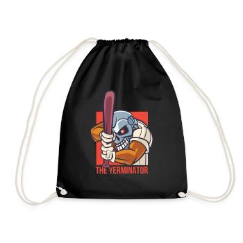 Baseball - The Yerminator - Turnbeutel - Schwarz - Vorne