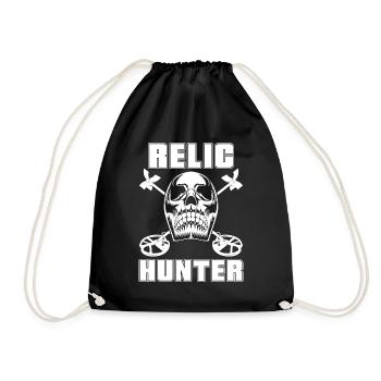 Détecteur de trésors de détecteurs de trésors de détecteurs de reliques de détection de métaux - Sac de sport léger - noir - Devant