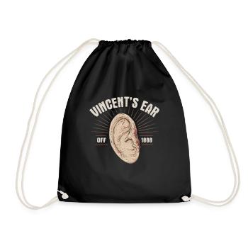 Van Gogh Ohr Art Lovers - Drawstring Bag - black - Front