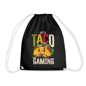 Let’s Taco Bout Gaming Geek - Sac de sport léger - noir - Devant