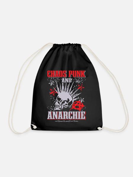Punk Rock Pogo Anarchie Punks Punk Rocker Punk - Turnbeutel - Schwarz