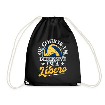Entraîneur de jeu de volleyball - Sac de sport léger - noir - Devant