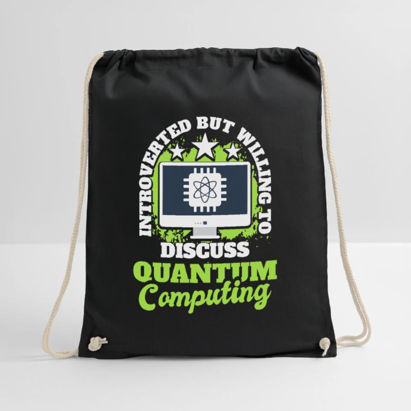 Quantum Computer Quantum Mechanics Drawstring Bag