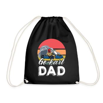 Go-Kart Wife Racing Lap Race Speed Racetrack - Sac de sport léger - noir - Devant