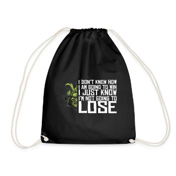Citation de samouraï guerrier japonais Japon ninja - Sac de sport léger - noir - Devant