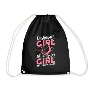Basketball Girl Like Regular Girl Only Way Cooler - Sac de sport léger - noir - Devant