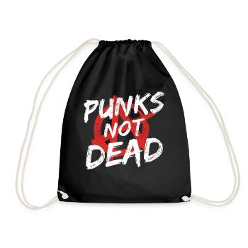 Punk Rock Pogo Anarchy Punks Punk Rocker Punk - Drawstring Bag - black - Front