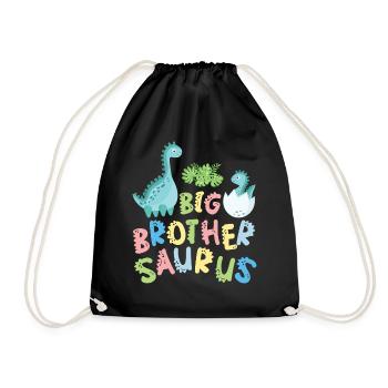 Grand frère Saurus frères et sœurs Herbivore - Sac de sport léger - noir - Devant