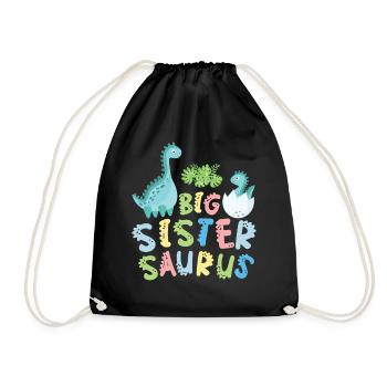 Grande sœur Saurus frères et sœurs Herbivore - Sac de sport léger - noir - Devant