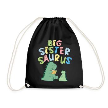 Grande sœur Saurus frères et sœurs Herbivore - Sac de sport léger - noir - Devant