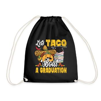 Tacos pour une cérémonie de remise des diplômes - Sac de sport léger - noir - Devant