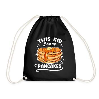 Pancake Love - Sac de sport léger - noir - Devant