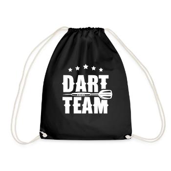 Équipe de fléchettes Darts Équipe de fléchettes Club de fléchettes - Sac de sport léger - noir - Devant