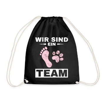 Dog, best fairy dog owner man, woman dogs - Drawstring Bag - black - Front