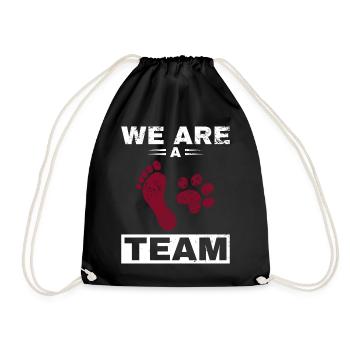 Dog, best fairy dog owner man, woman dogs - Drawstring Bag - black - Front