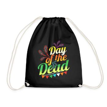 Colorful Logo For Day Of The Dead - Turnbeutel - Schwarz - Vorne