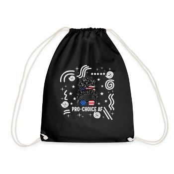 Chemise Pro Choice AF, chignon en désordre, majeur - Sac de sport léger - noir - Devant