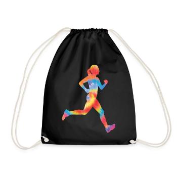 Running Runner Half Marathon Tie - Sac de sport léger - noir - Devant