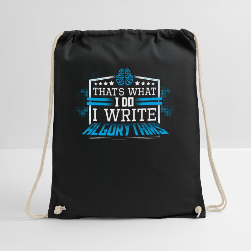 Javascript Software Developer Programmer Drawstring Bag