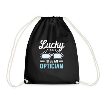 Ophthalmic Glasses Ophthalmologist - Drawstring Bag - black - Front