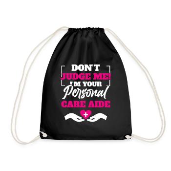 Nursing Home Employees Healthcare Providers - Drawstring Bag - black - Front