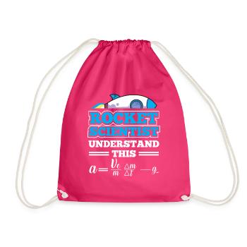 Vaisseau spatial fusée scientifique spatiale Astrona - Sac de sport léger - fuchsia - Devant