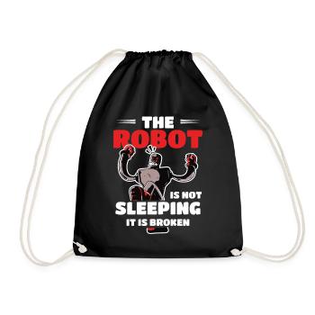 Robotics Robot Engineer - Drawstring Bag - black - Front