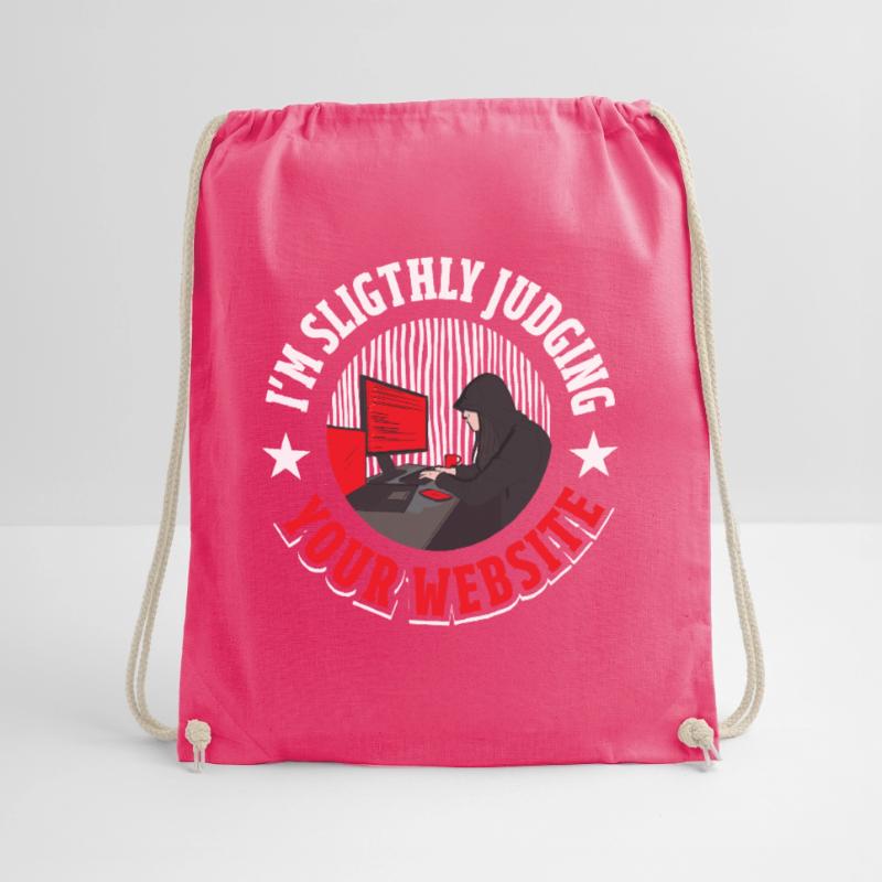 Software Developer Coder Drawstring Bag
