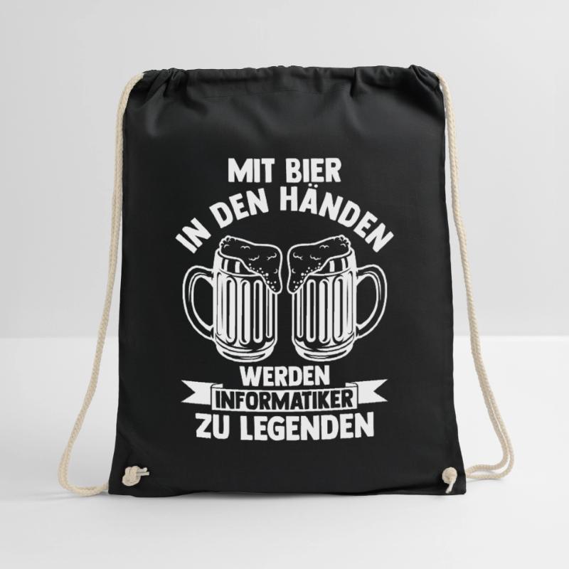 Bier Informatik Programmierer Informatiker Turnbeutel