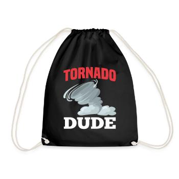 Chasseur de tempête de type tornade - Sac de sport léger - noir - Devant
