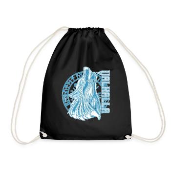 Valhalla Wolf Odin Runes Boussole nordique - Sac de sport léger - noir - Devant