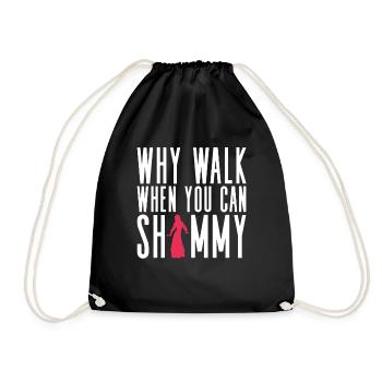 Danse du ventre Danseuse du ventre Danse Danseur Cadeau - Sac de sport léger - noir - Devant