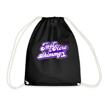 Danse du ventre Danseuse du ventre Danse Danseur Cadeau - Sac de sport léger - noir - Devant