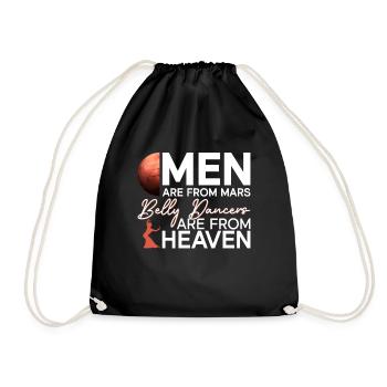 Danse du ventre Danseuse du ventre Danse Danseur Cadeau - Sac de sport léger - noir - Devant