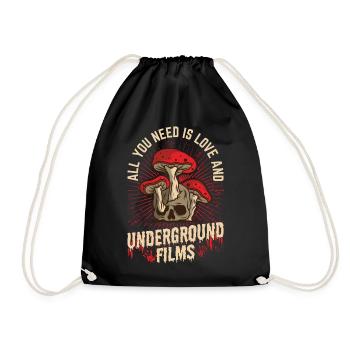 Film underground, Cinéma indépendant, Horreur - Sac de sport léger - noir - Devant