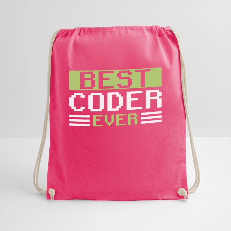 Best Programmer Ever Code Coding Coder Drawstring Bag