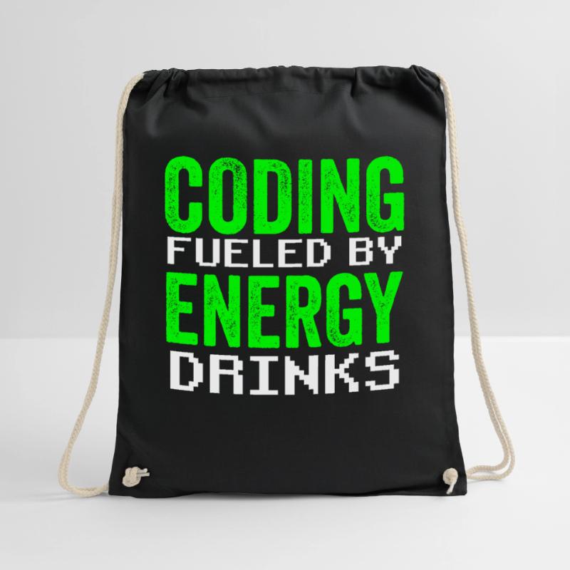 Programmieren Mit Energydrinks Coder Code Coding Turnbeutel