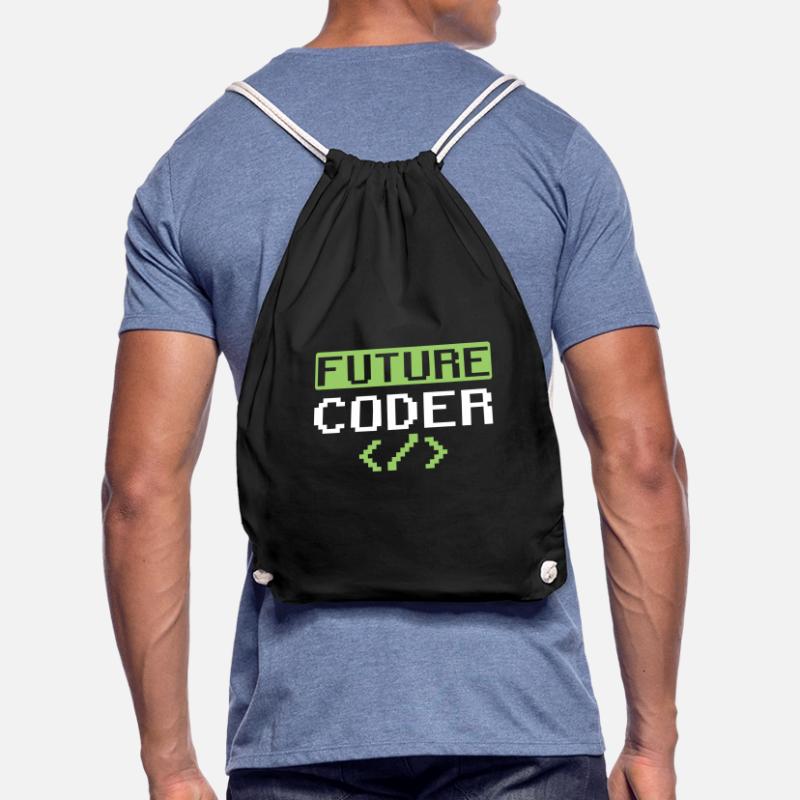 Future Coder Coding Programmer Code Drawstring Bag