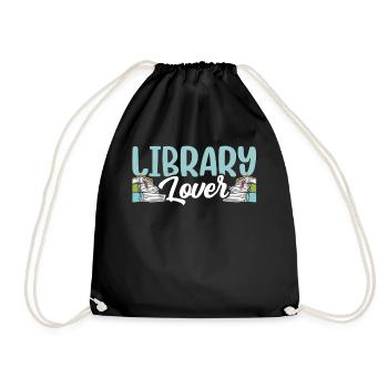 Bibliophile Proverbes Livres Bibliothécaire - Sac de sport léger - noir - Devant