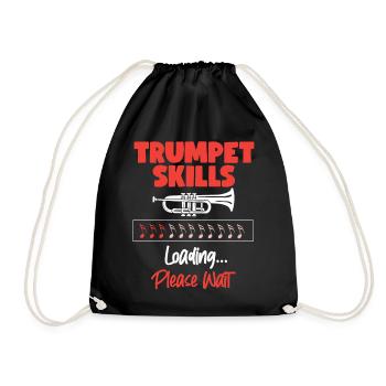 Trumpet Player Trumpet Skills - Turnbeutel - Schwarz - Vorne