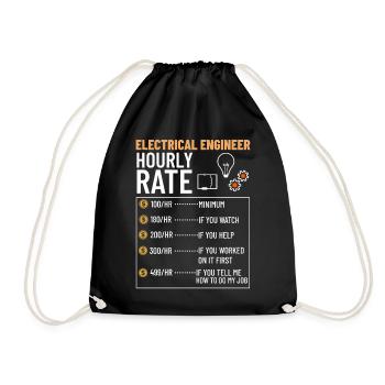 Ingénieur en génie électrique Recherche Développement - Sac de sport léger - noir - Devant