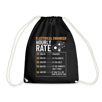 Ingénieur en génie électrique Recherche Développement - Sac de sport léger - noir - Devant