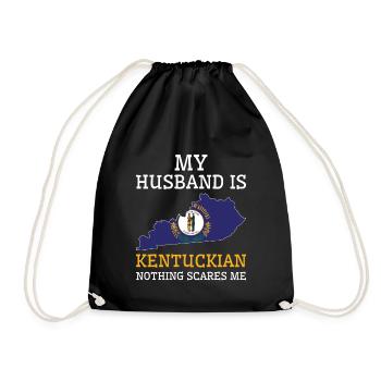 Rien ne me fait peur Kentuckian mari Kentucky - Sac de sport léger - noir - Devant
