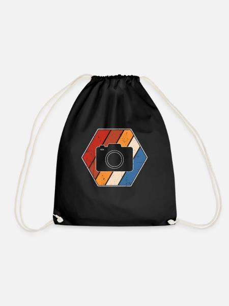 Fotografie Retro - Turnbeutel - Schwarz
