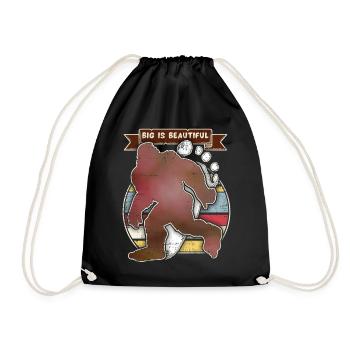 Monstres Bigfoot, Monstres Zombies, Monstres Yéti - Sac de sport léger - noir - Devant