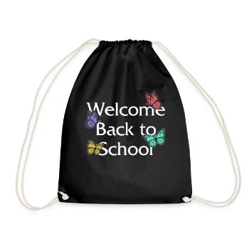 Chemise de retour à l’école, Welcome Back Butterfly Tee, - Sac de sport léger - noir - Devant