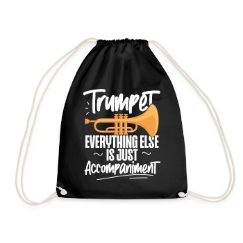 Trumpet Player Trumpet Everything - Turnbeutel - Schwarz - Vorne