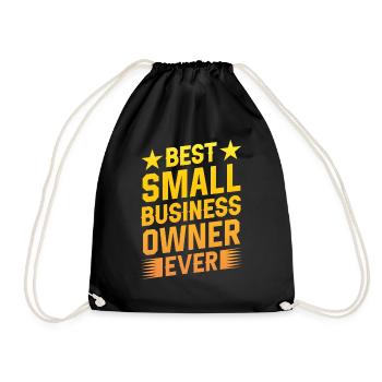 Meilleur propriétaire de petite entreprise Fondateur PDG - Sac de sport léger - noir - Devant