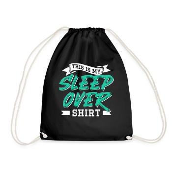 Ceci est ma soirée de nuit en chemise pyjama - Sac de sport léger - noir - Devant