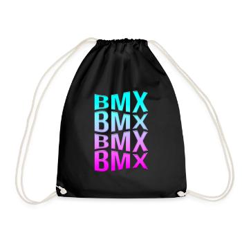 bmx - Turnbeutel - Schwarz - Vorne